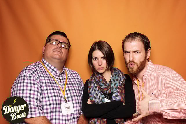 HubspotPartnerDay2016-TheDangerBooth-Serious-George-Angela-Nick.jpg
