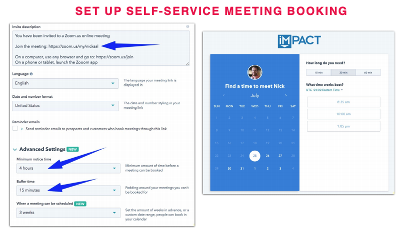 Setup Self-Service Meeting Booking Using HubSpot Sales Hub